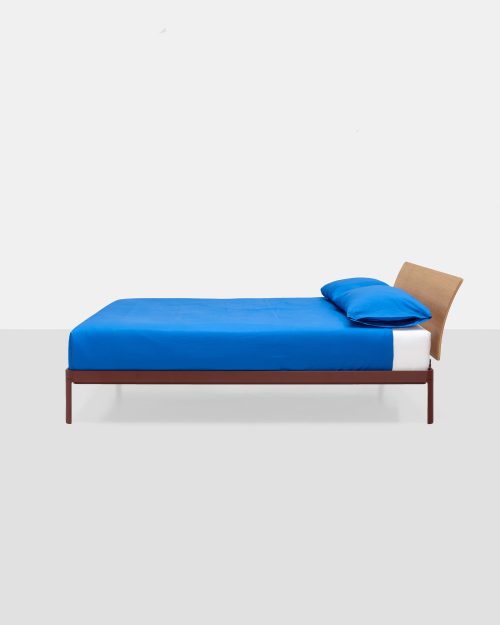 Kristalia Alualu Bed With Wooden Headboard