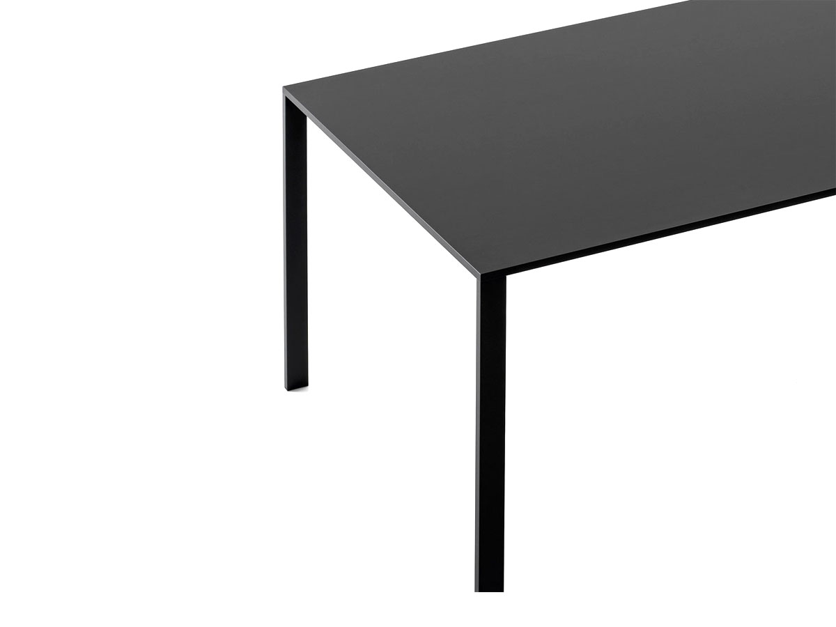 Kristalia Be Easy Table Fixed Table L 123 X P 79 Cm Black Ingo 0720 Black Legs