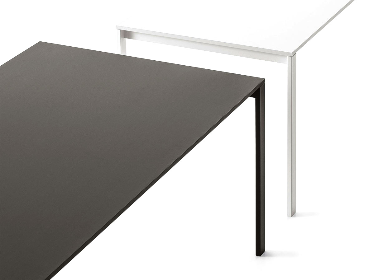 Kristalia Be Easy Table Fixed Table L 123 X P 79 Cm Black Ingo 0720 Black Legs