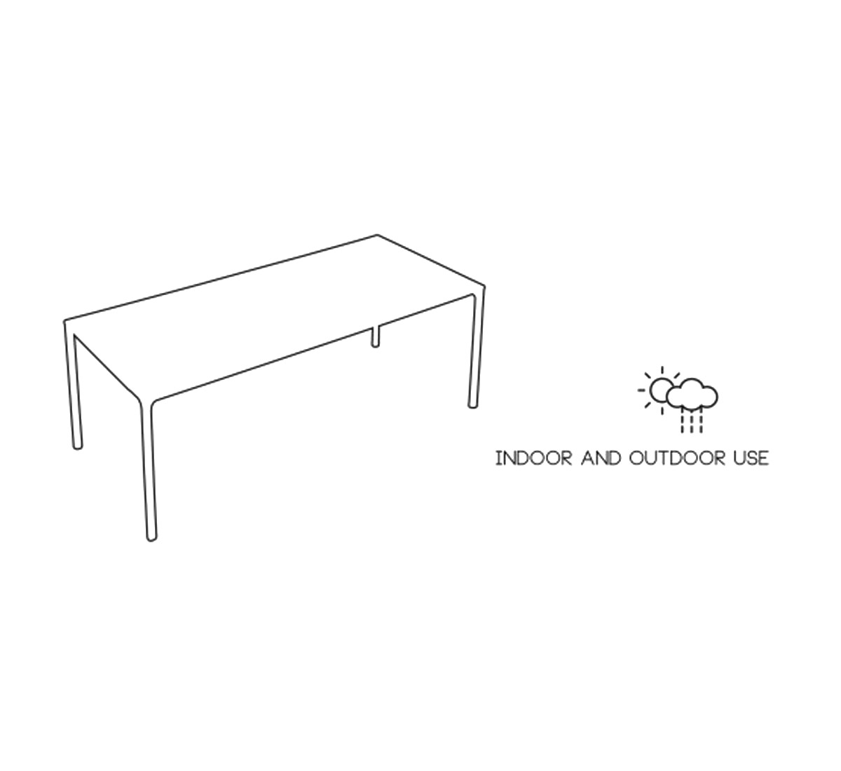 Kristalia Boiacca Concrete Table 240x100