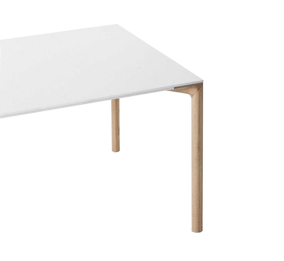 Kristalia Boiacca Wood Table 200x90 Cm Eu Oak Pure White