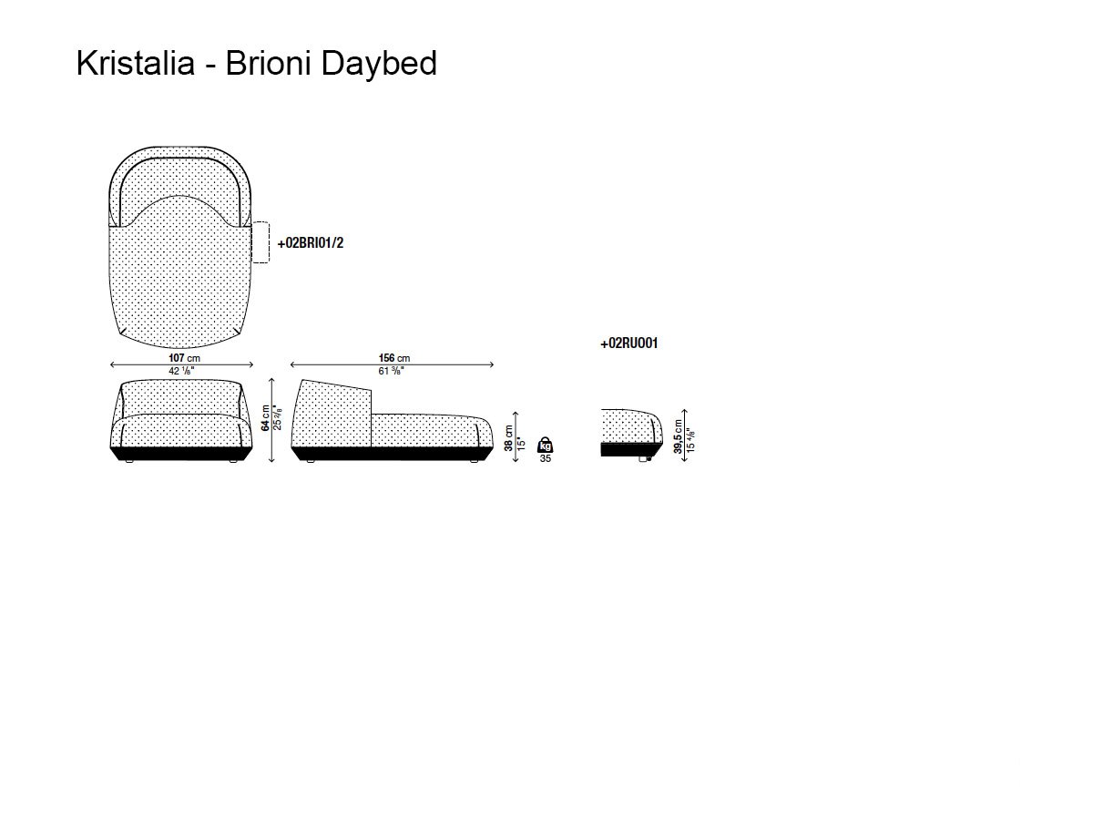 Kristalia Brioni Daybed