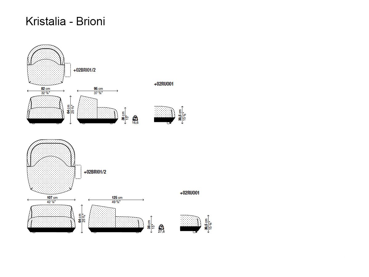 Kristalia Brioni Lounge Armchair