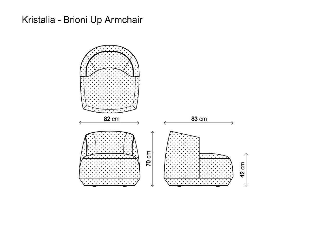 Kristalia Brioni Up Armchair