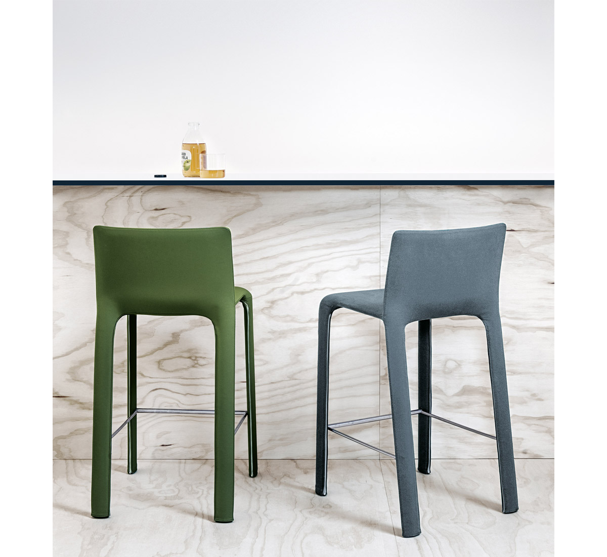 Kristalia Joko Stool 99 Cm Con Poggiapiede
