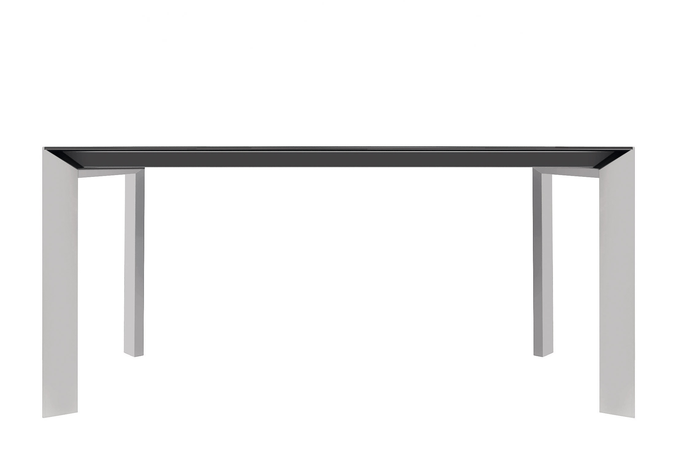 Kristalia Nori Linecompact Extendable Table 90 Cm Aluminum Anodized