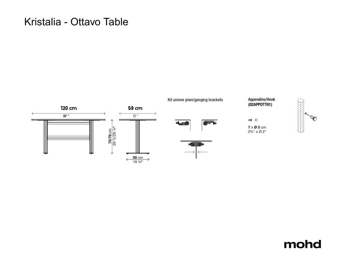 Kristalia Ottavo Table