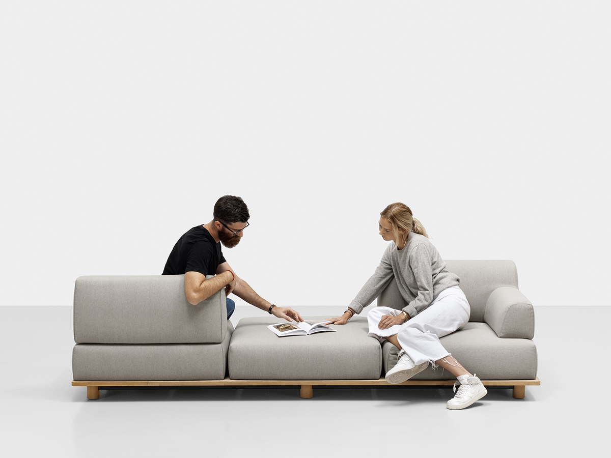 Kristalia Palco Sofa Outdoor Teak