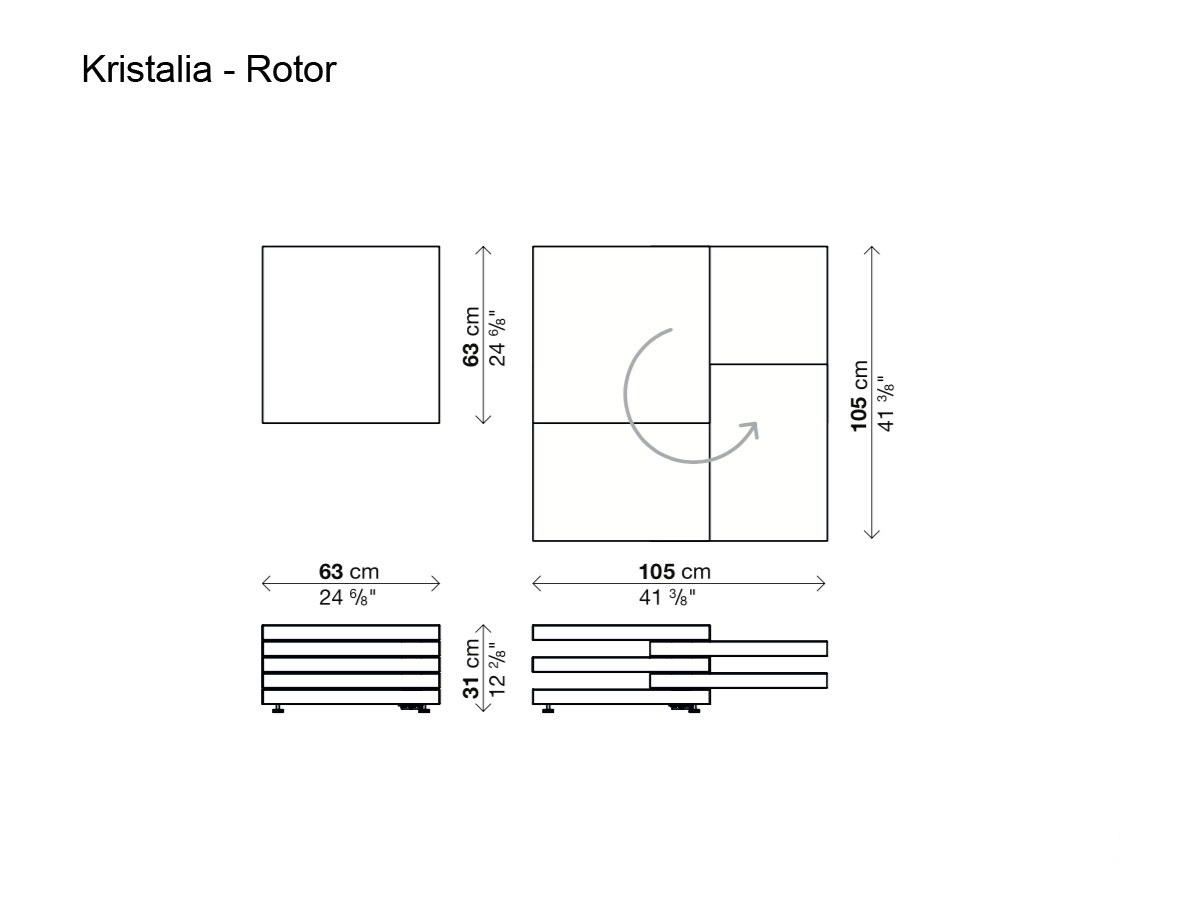 Kristalia Rotor Glossy