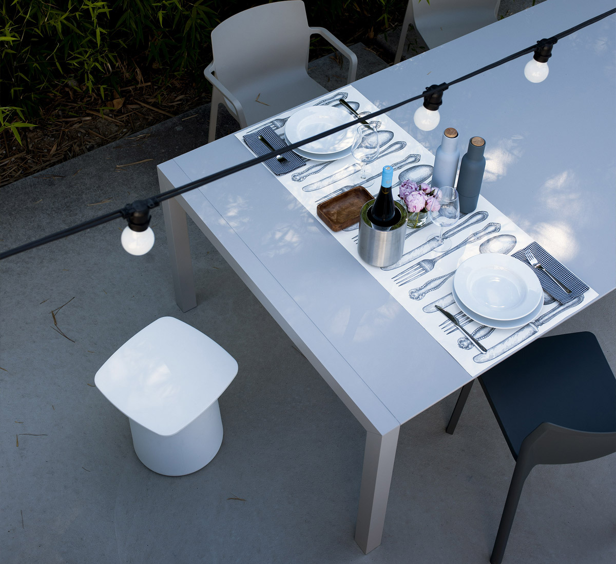 Kristalia Sushi 90 Outdoor Table