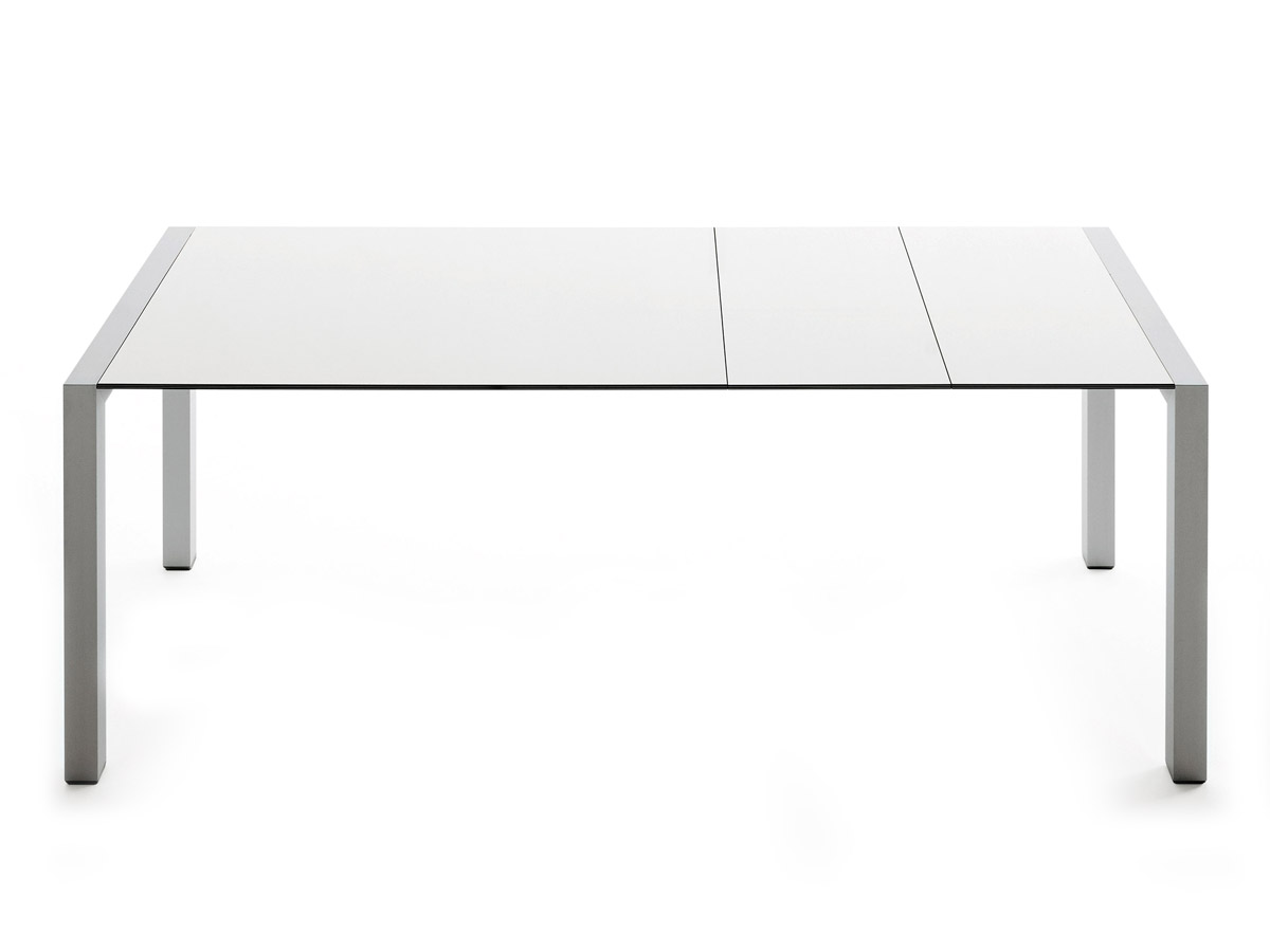 Kristalia Sushi Linecompact Extendable Table 90 Cm Anodized Aluminum