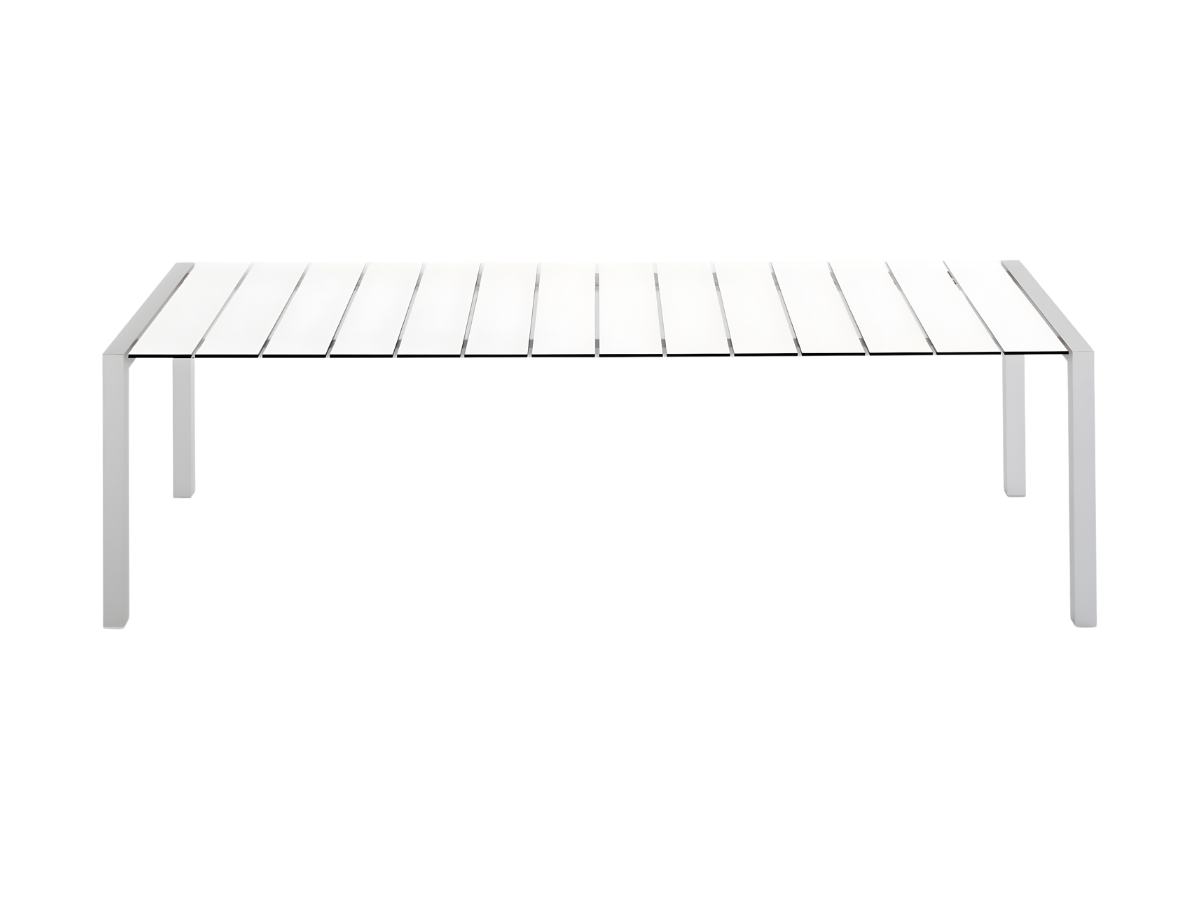 Kristalia Sushi Table Slatted Depth 90 Cm
