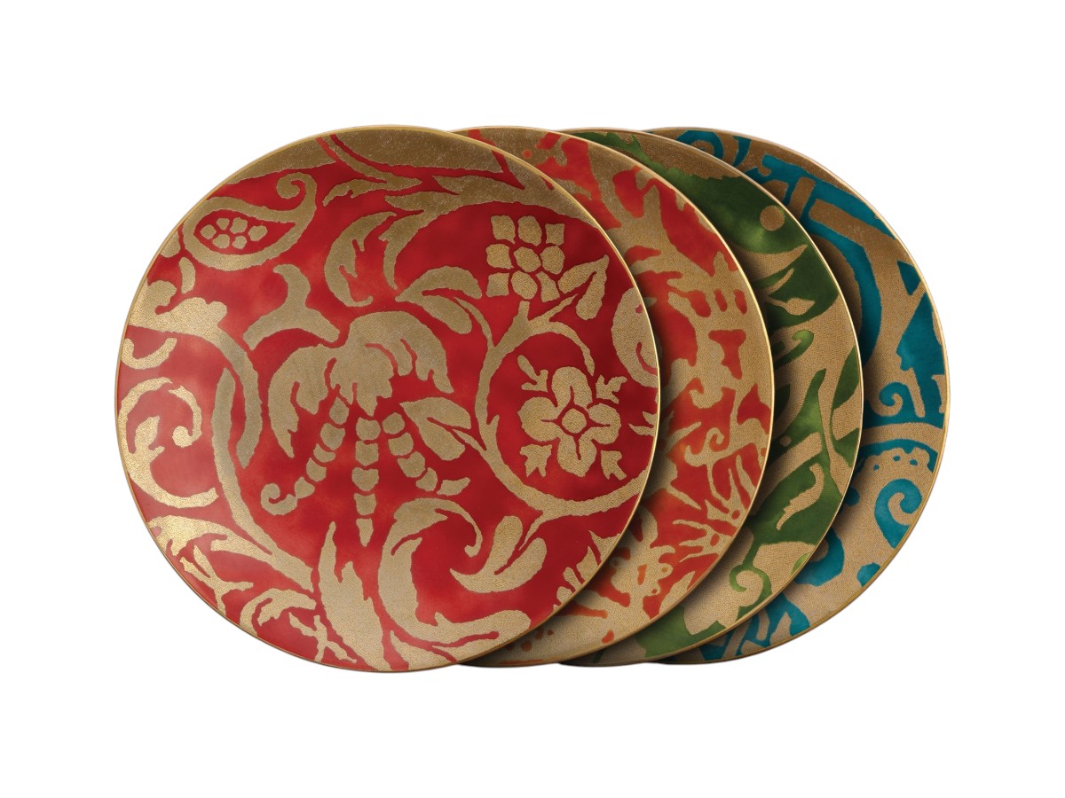 Тарелка L'objet Fortuny Assorted, десертная · набор 4