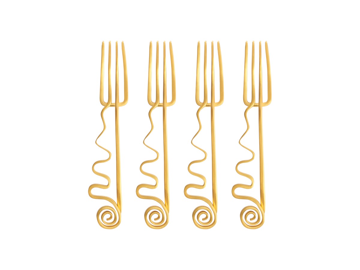 Вилки L'objet Spirale, коктейль · набор 4
