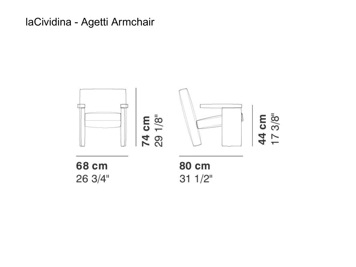 laCividina Agetti Armchair