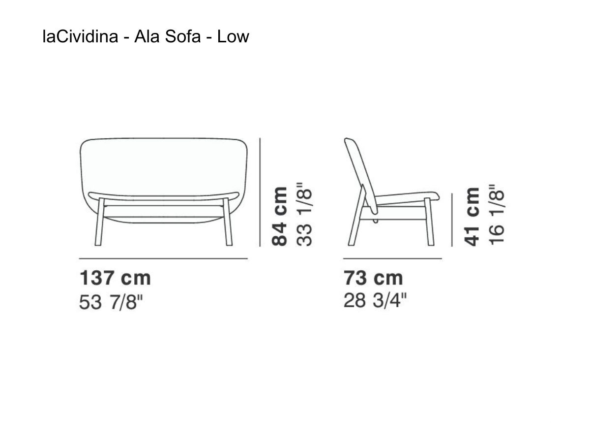 laCividina Ala Sofa Low