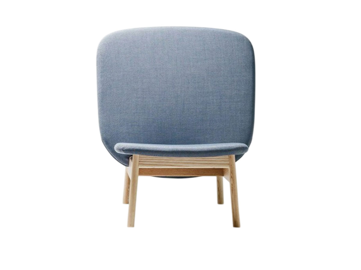 laCividina Ala Armchair High Wooden Base