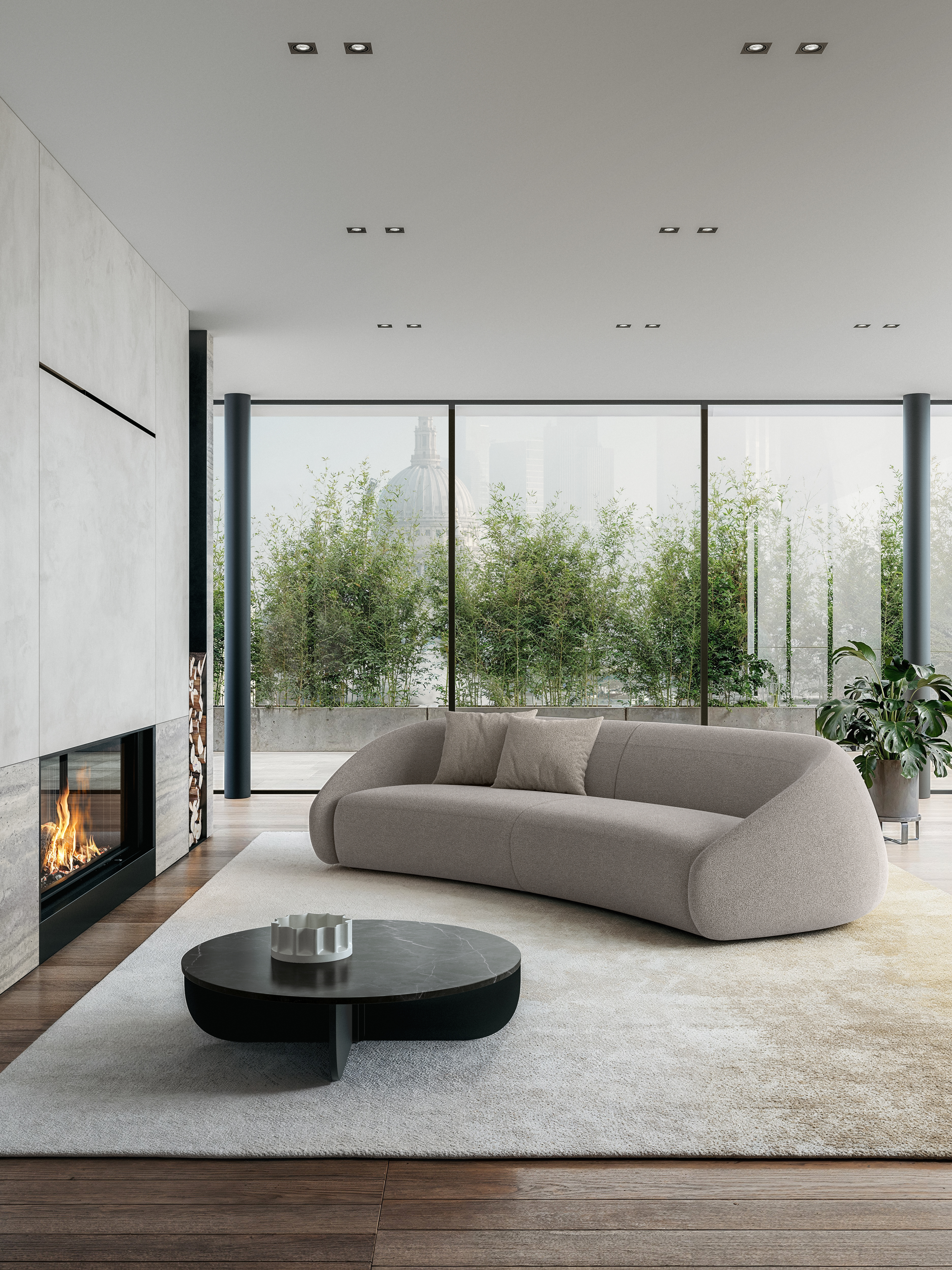 laCividina Apper Sofa Curved