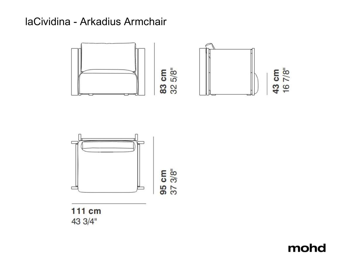 laCividina Arkadius Armchair