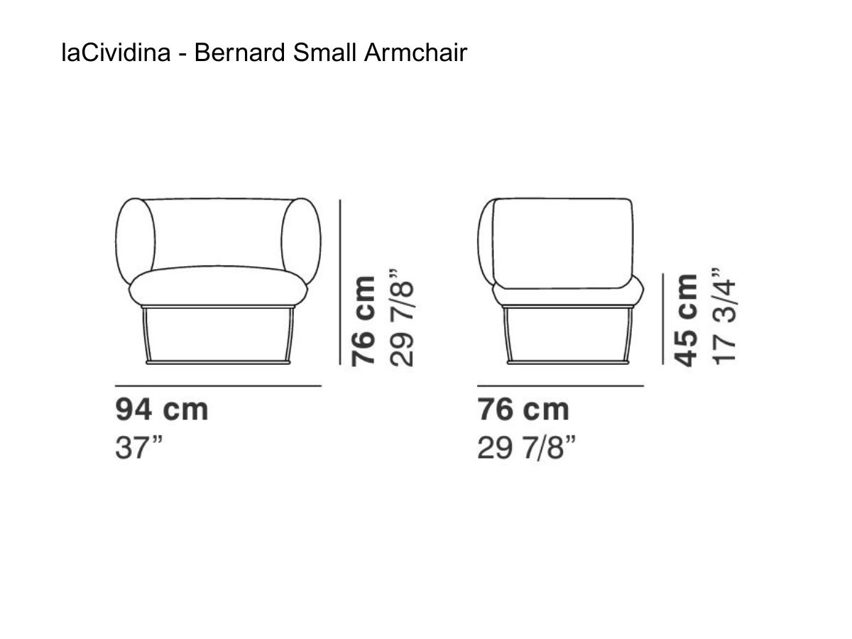 laCividina Bernard Small Armchair