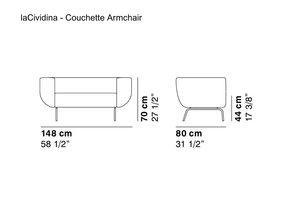 laCividina Couchette Armchair