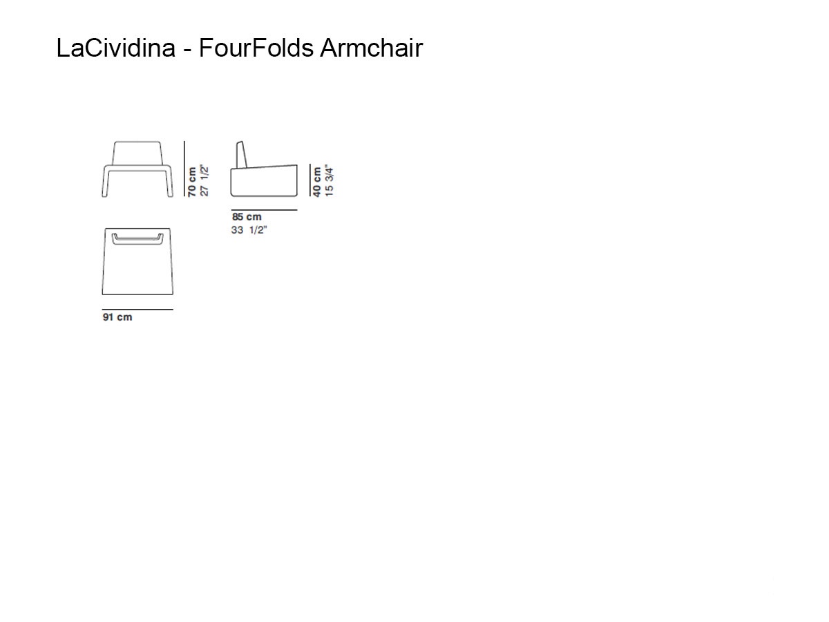 laCividina Fourfolds Armchair