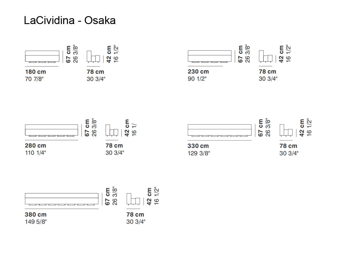 laCividina Osaka Sofa