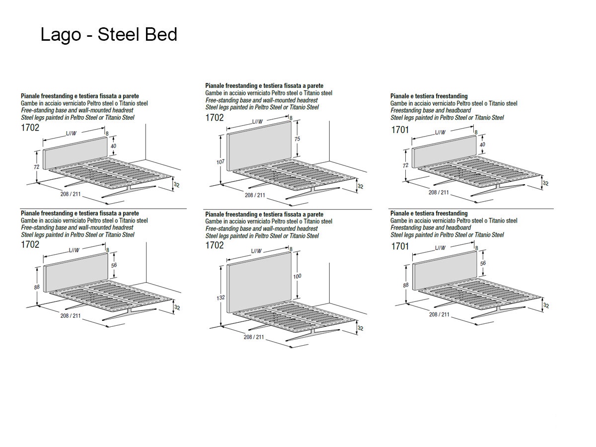Lago Bed Steel