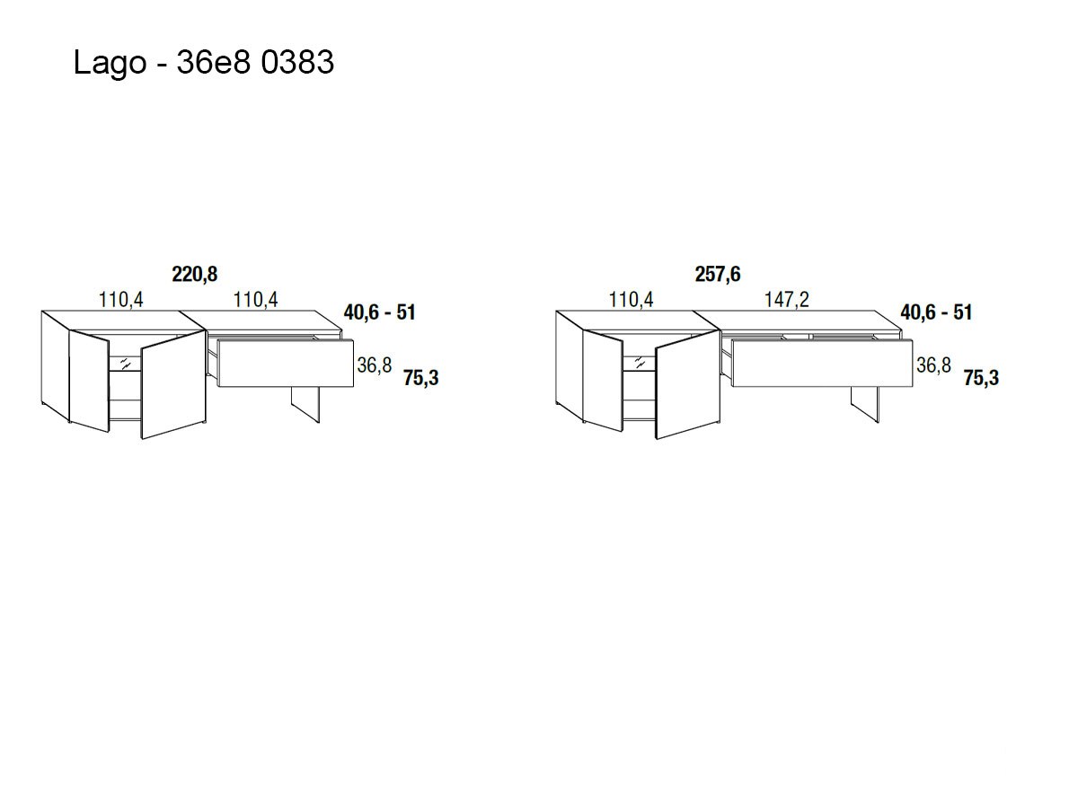 Lago 36e8 Side Storage 0383