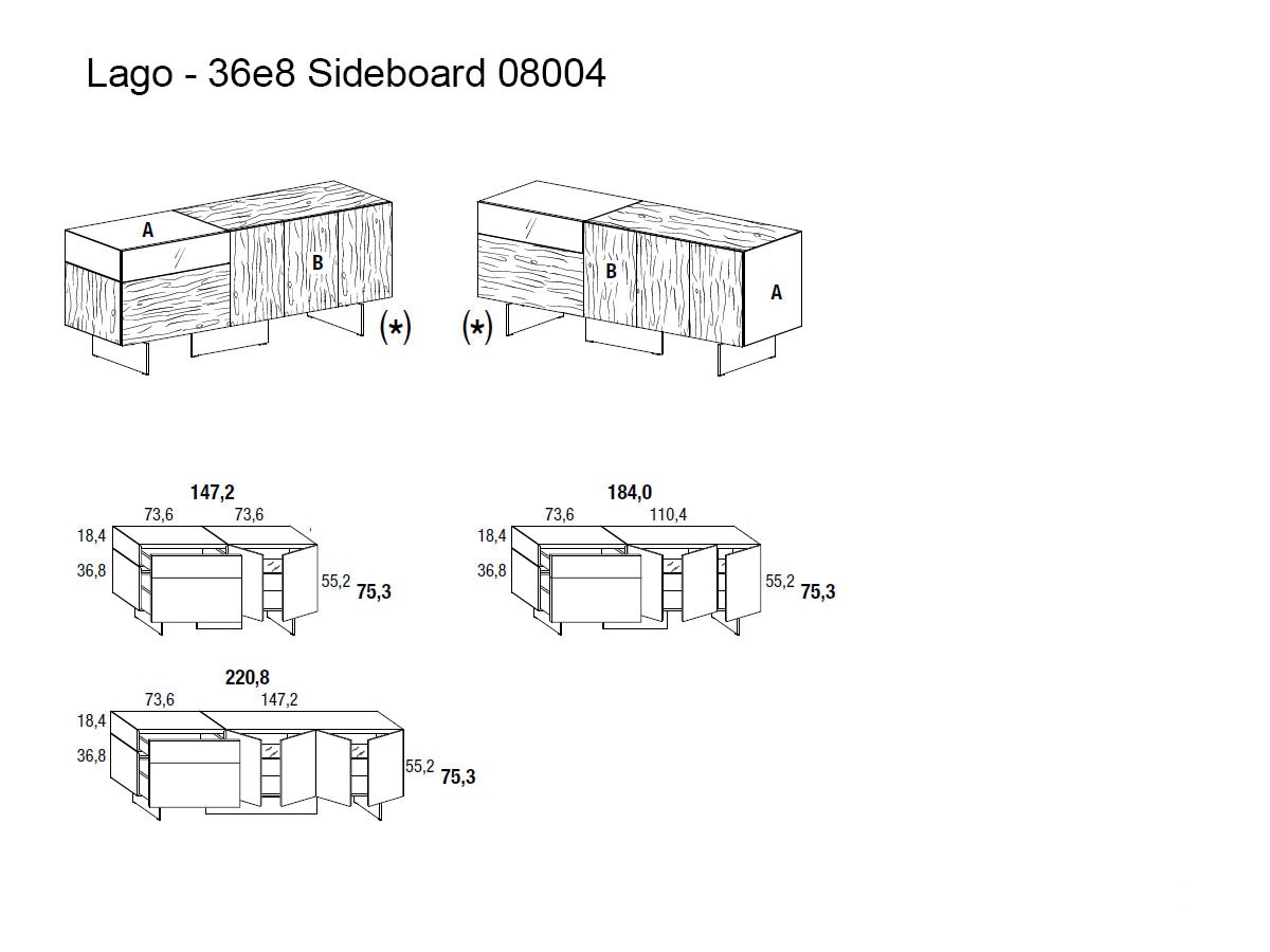 Lago 36e8 Side Storage 08004