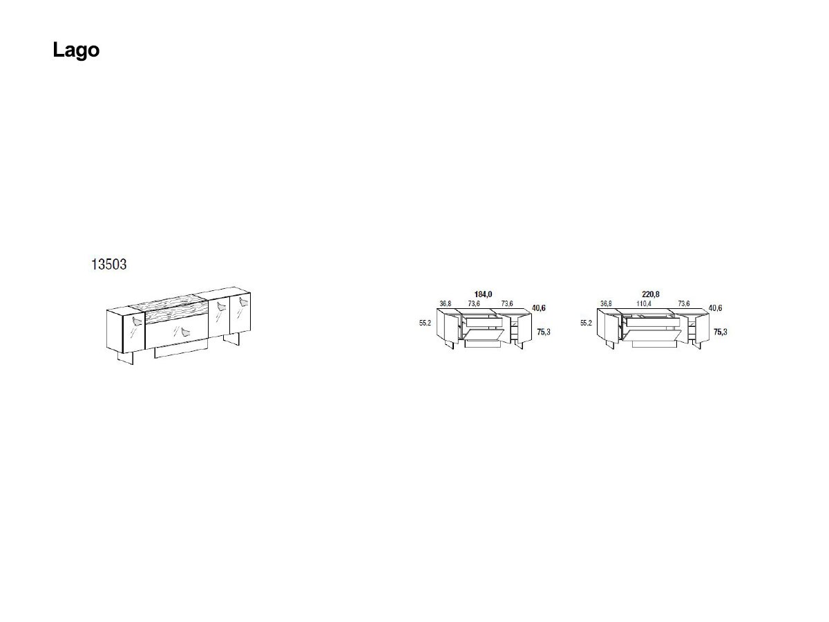 Lago 36e8 Side Storage 13503