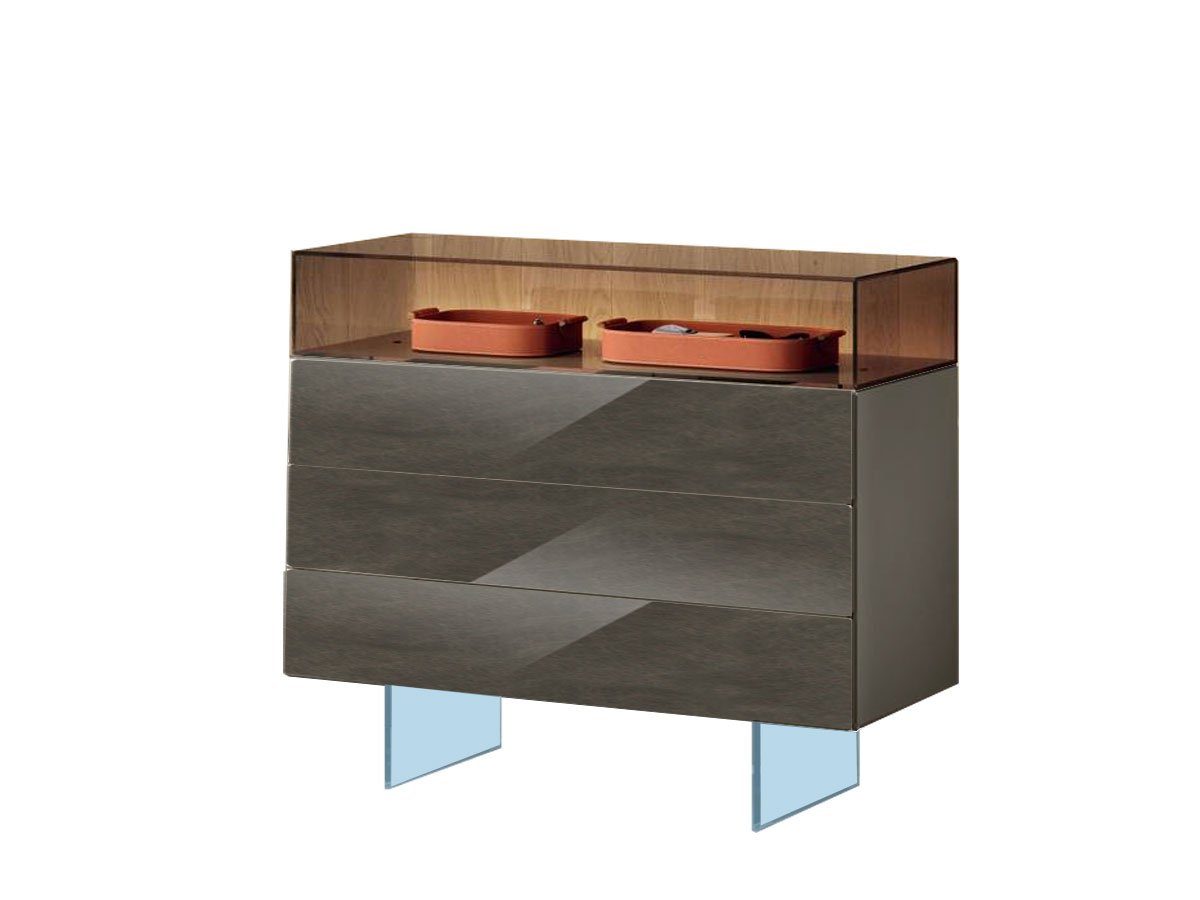 Lago 36e8 Glass Dresser 190301 Metal Xglass Polished Pewter
