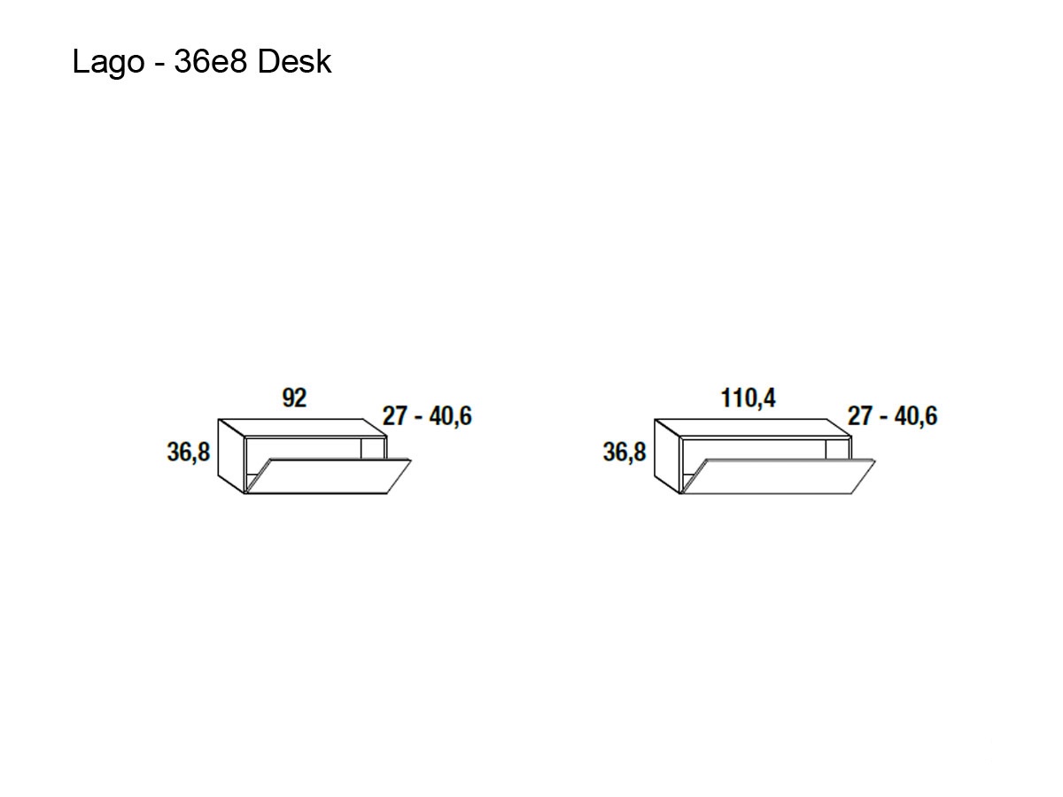 Lago 36e8 Desk