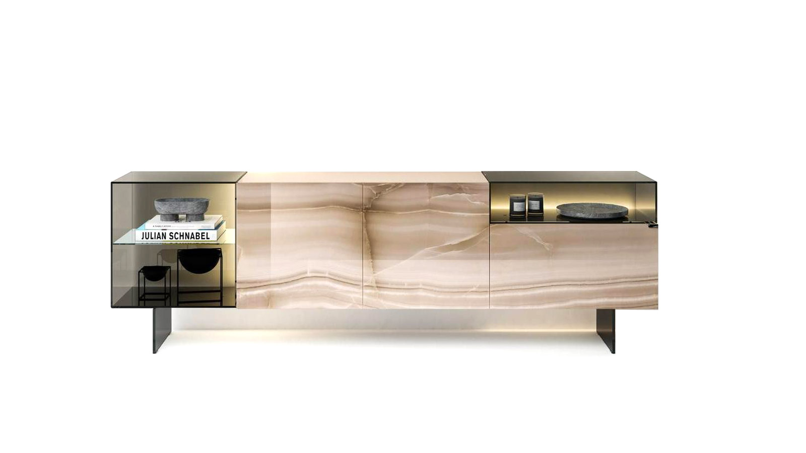 Lago 36e8 Glass Sideboard Collection