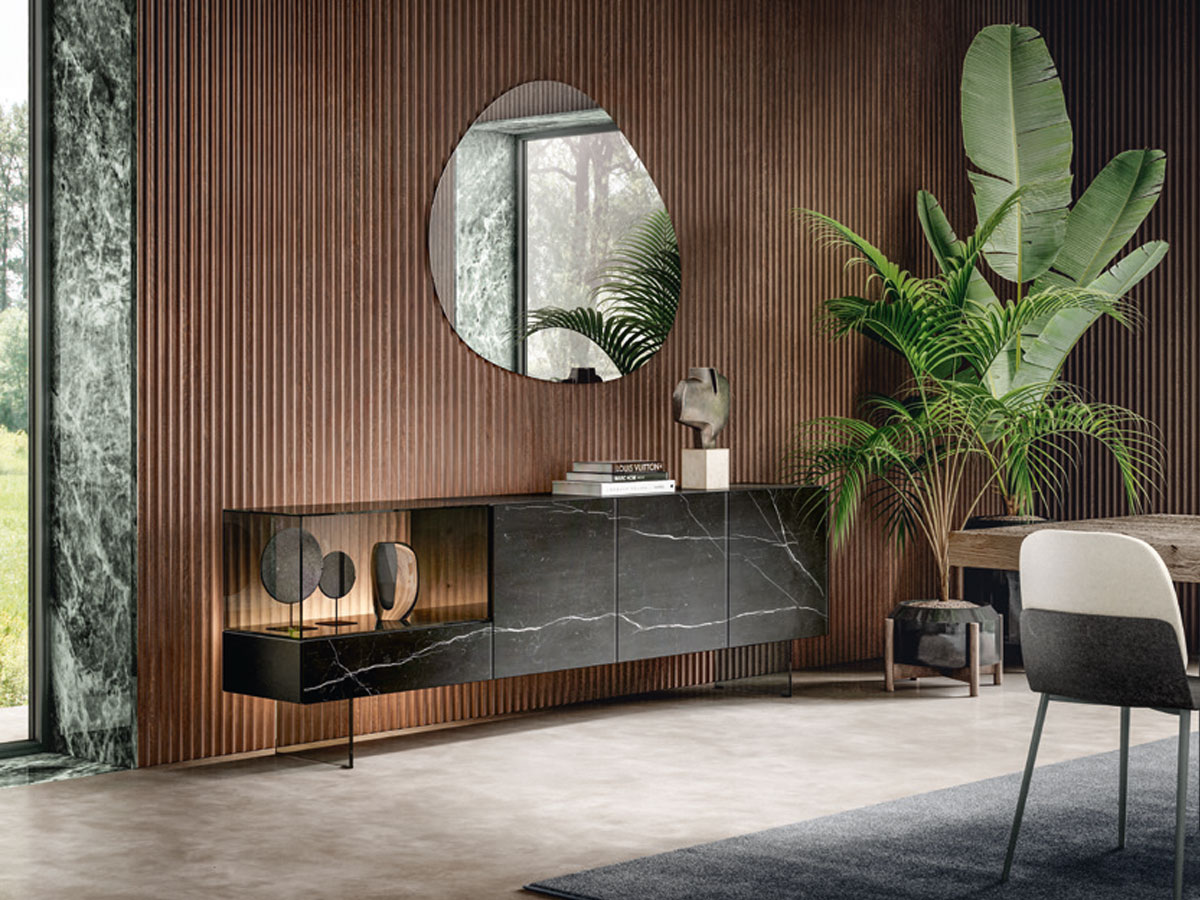 Lago 36e8 Glass Sideboard Collection