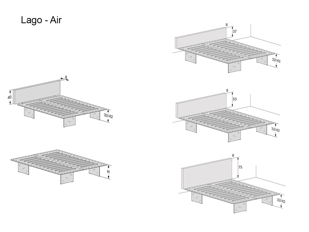 Lago Air Single Bed