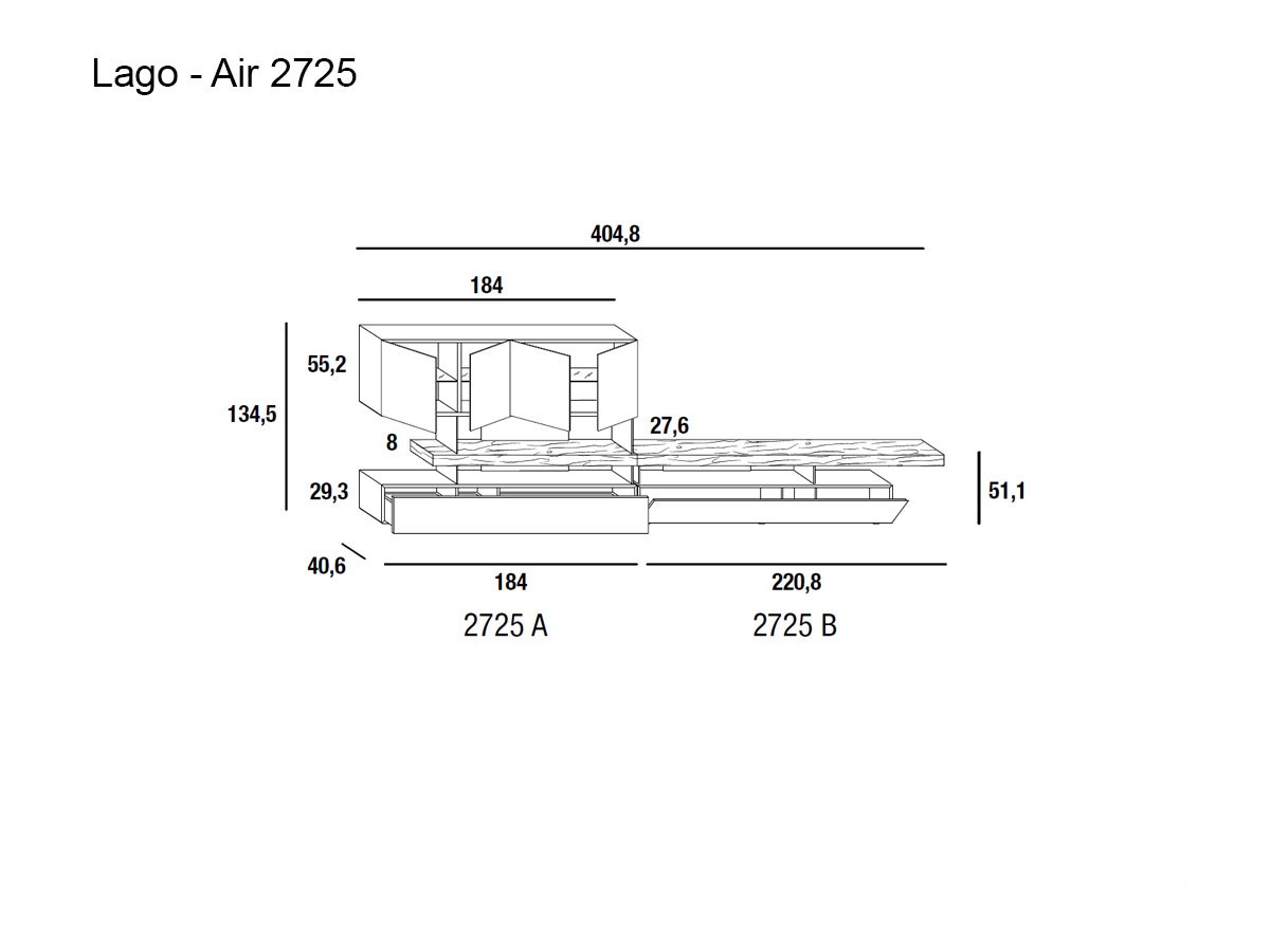 Lago Air Wall Unit 2725