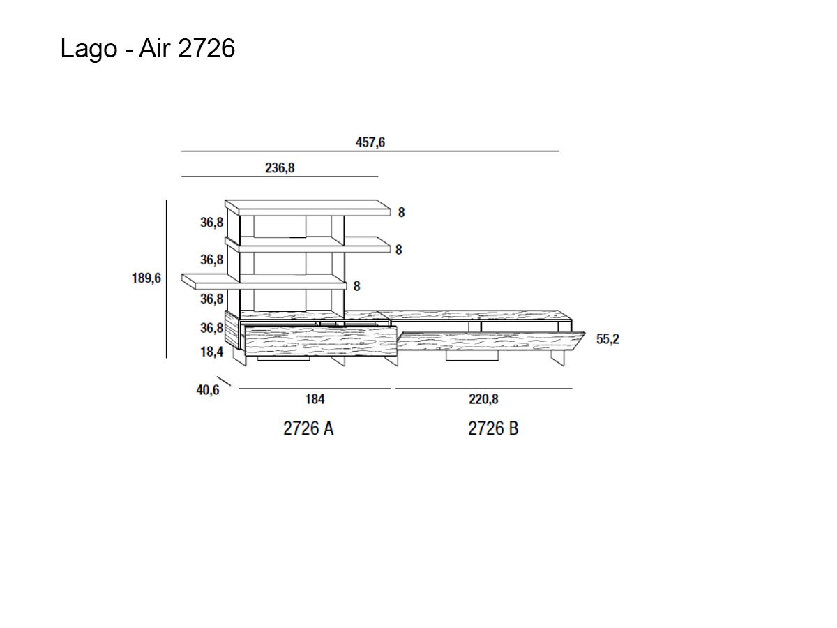 Lago Air Wall Unit 2726