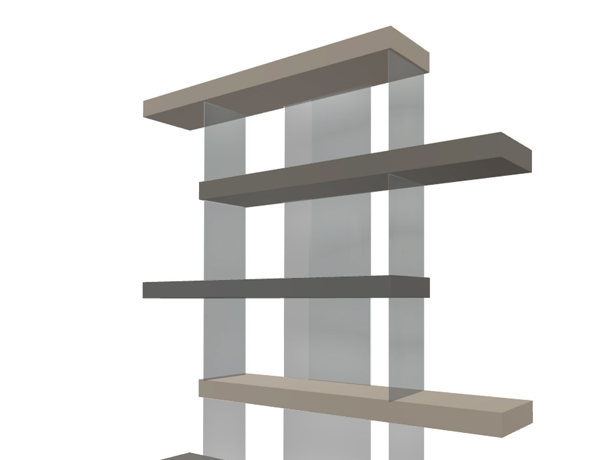 Lago Air 318 Bookshelf Havanamokacastagna