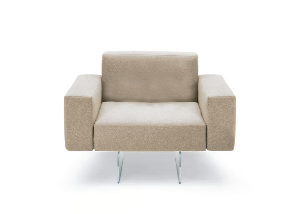 Lago Air Armchair C Francis 102 Extra Clear Glass