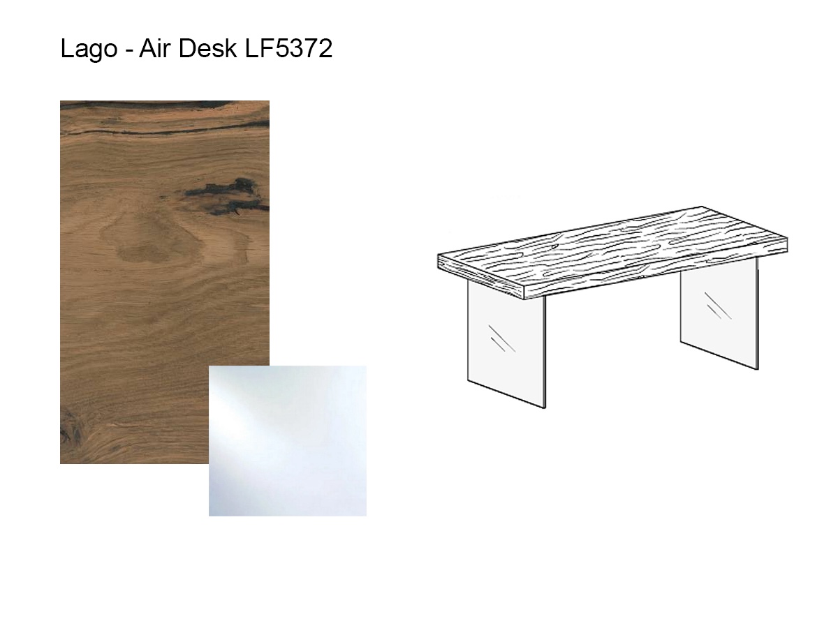 Lago Air Lf 5372 L 147 2 Wildwood Desk Transparent