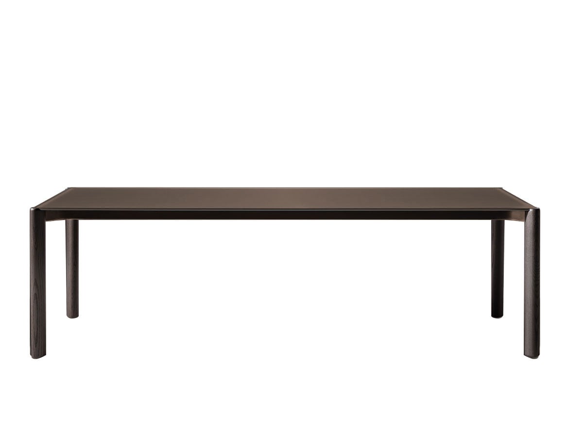 Lago Correr Slim Table Havana Opaque Glass