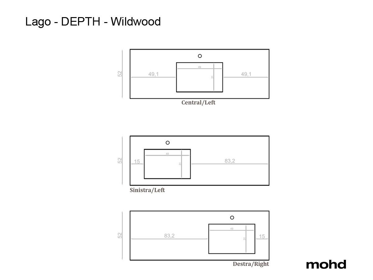 Lago Depth Wildwood Washbasin