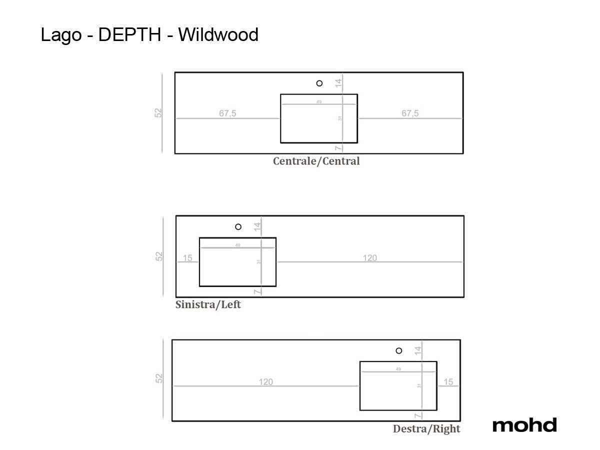 Lago Depth Wildwood Washbasin
