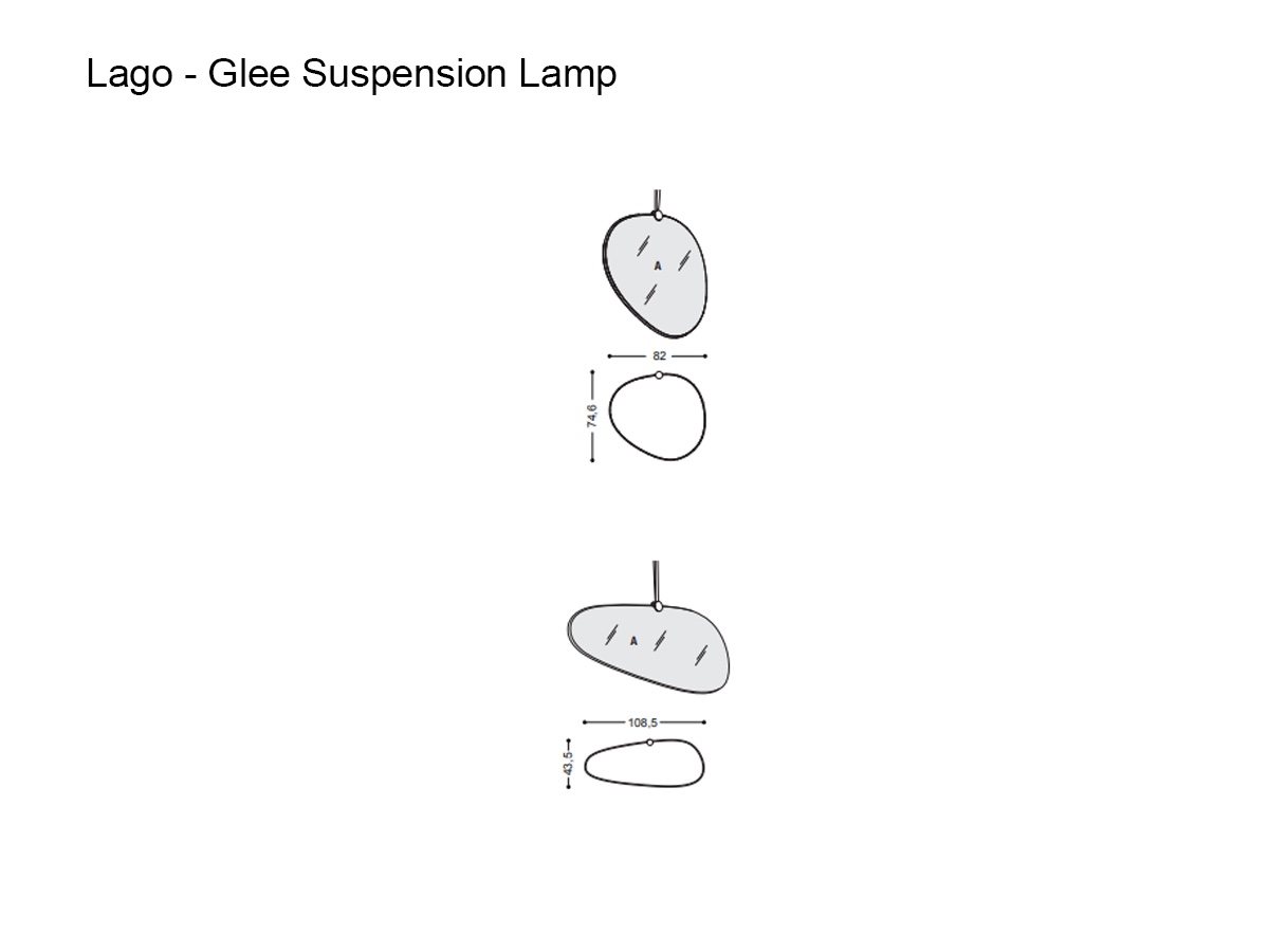 Lago Glee Suspension Lamp