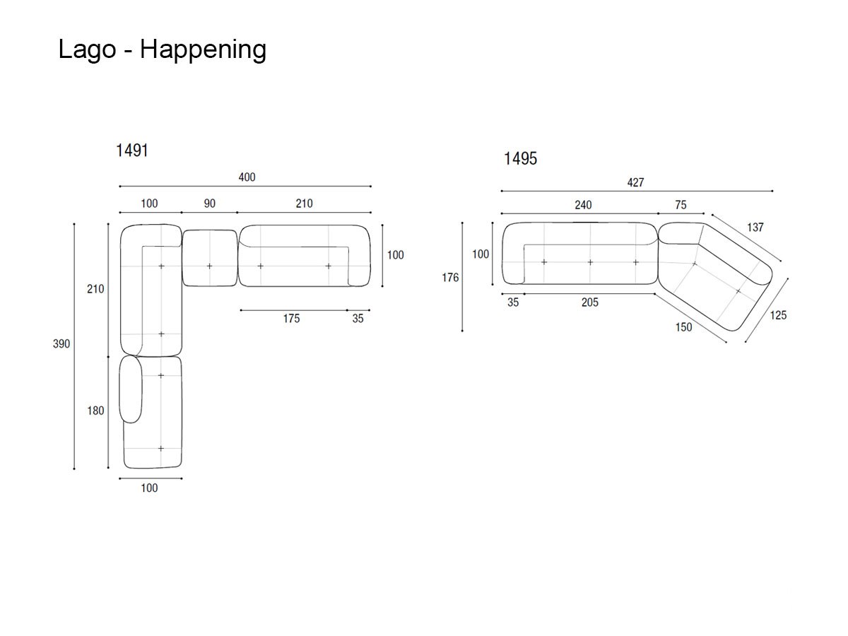 Lago Happening Sofa Collection