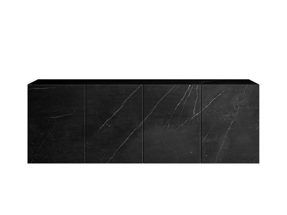 Lago Materia Sideboard 100703 Matt Xglass Marquina