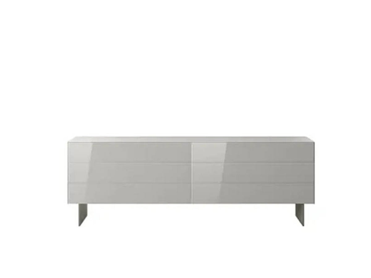 Lago Materia Dresser 106103 Xglass Polished Titanium