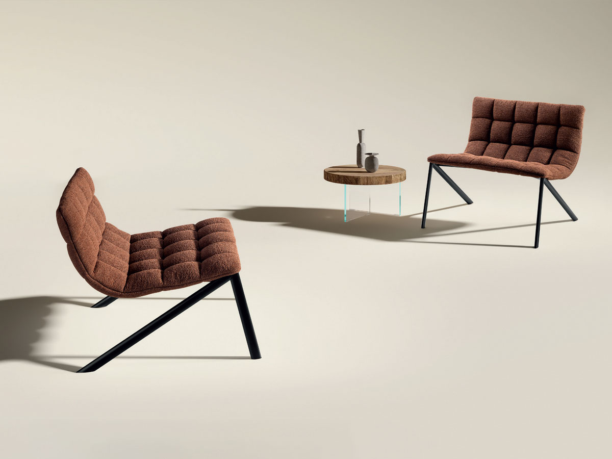 Lago Mezzaria Armchair Metal Legs
