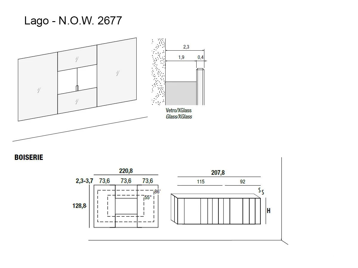 Lago Now Wall Unit 2677